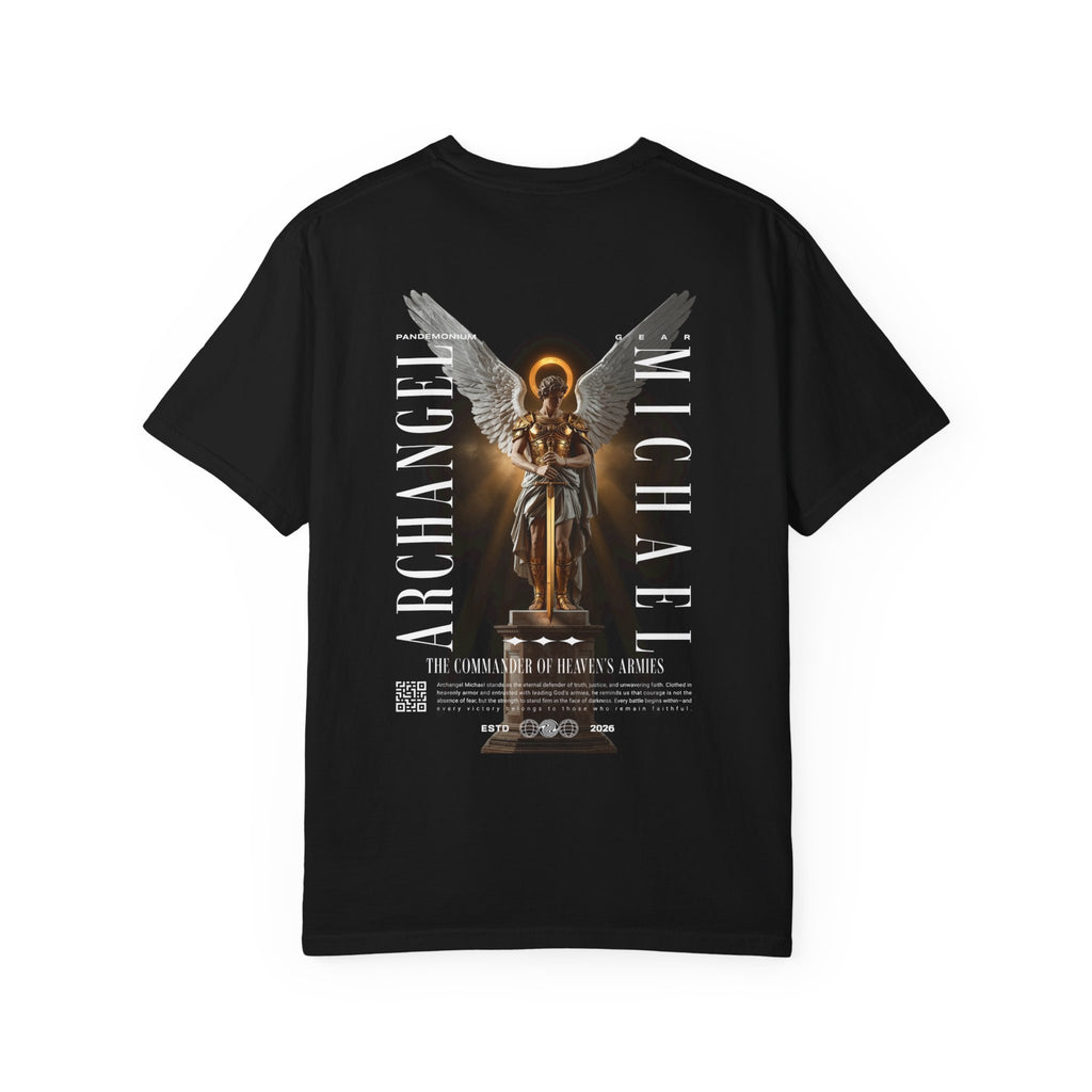 Archangel Michael – Who Is Like God? | Premium Christian Warrior T-Shirt