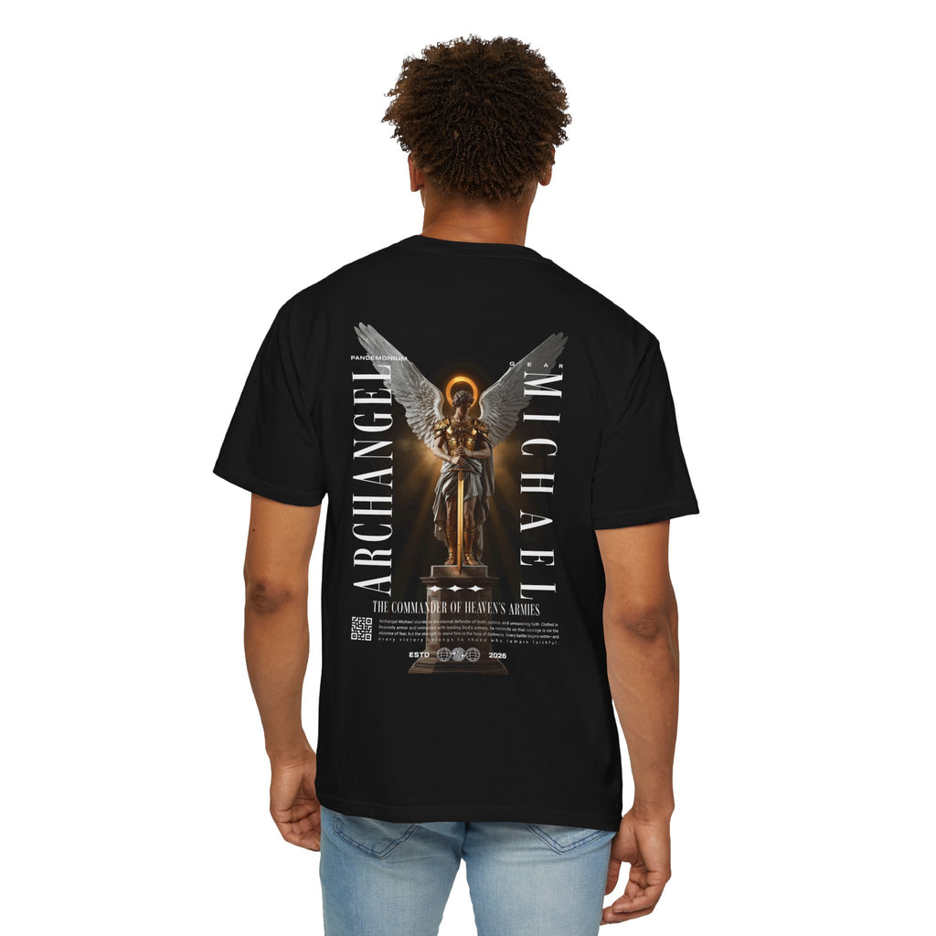 Archangel Michael – Who Is Like God? | Premium Christian Warrior T-Shirt