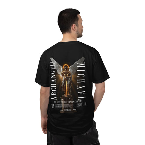 Archangel Michael – Who Is Like God? | Premium Christian Warrior T-Shirt