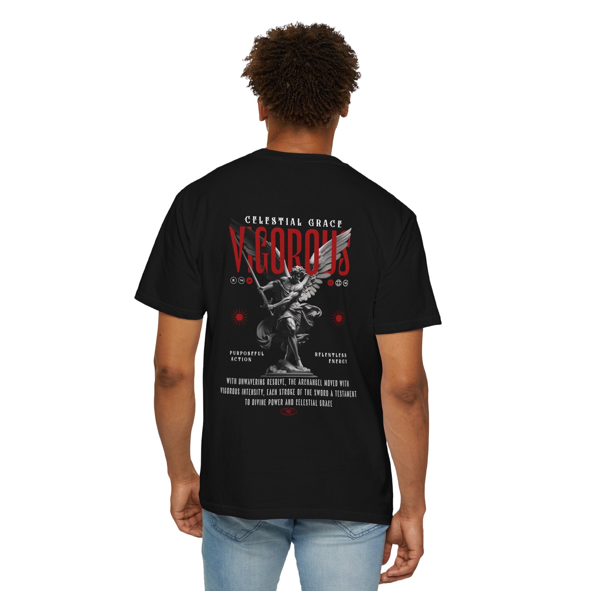 Vigorous – Christian Angel Graphic T-Shirt